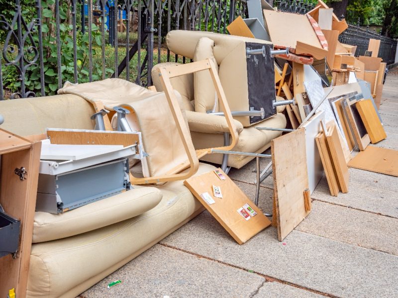 Bulky,Waste,Collection,Waste,Disposal,On,The,Roadside